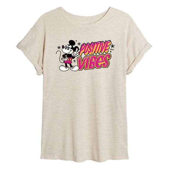 Disney - Positive Vibes - Women's Oversized T-Shirt