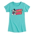 thumbnail image 1 of Disney - Positive Vibes - Toddler & Youth Girls Short Sleeve Graphic T-Shirt, 1 of 5