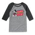 thumbnail image 1 of Disney - Positive Vibes - Toddler & Youth Raglan Graphic T-Shirt, 1 of 5