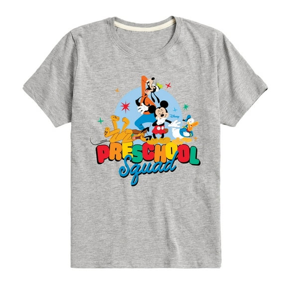 Disney - Preschool Squad - Toddler And Youth Short Sleeve Graphic T-Shirt