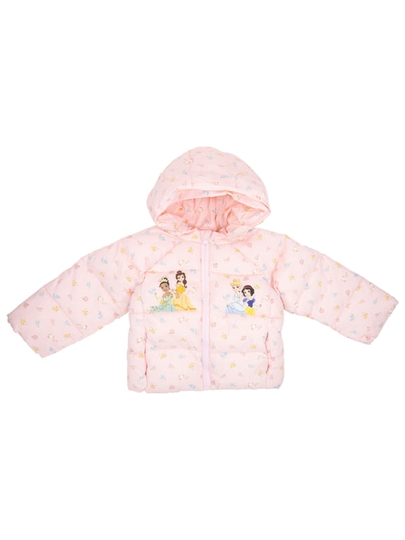 Disney Presses 884552-toddler2t Disney Princesses Icons Puffy Toddlers Jacket - Toddler 2T