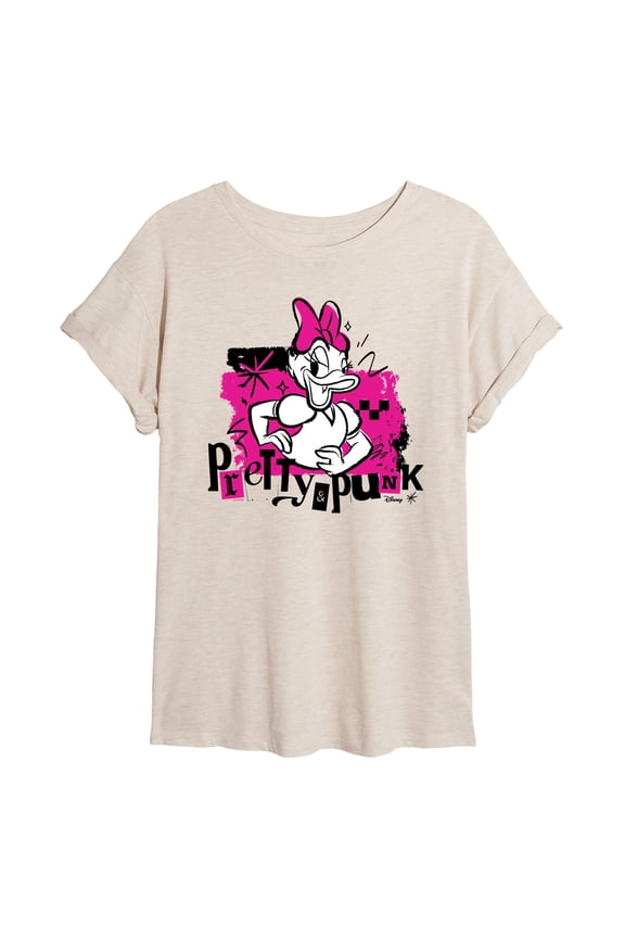 - Pretty And Punk - Women's Oversized T-Shirt