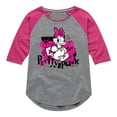 thumbnail image 1 of Disney - Pretty And Punk - Toddler & Youth Girls Raglan Graphic T-Shirt, 1 of 4
