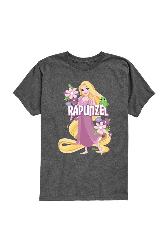 - Pretty Rapunzel Tangled - Youth Boys Short Sleeve Graphic T-Shirt