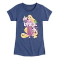 thumbnail image 1 of Disney - Pretty Rapunzel Tangled - Youth Girls Fitted Short Sleeve T-Shirt, 1 of 4