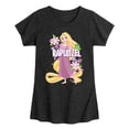thumbnail image 1 of Disney - Pretty Rapunzel Tangled - Youth Girls Fitted Short Sleeve T-Shirt, 1 of 4