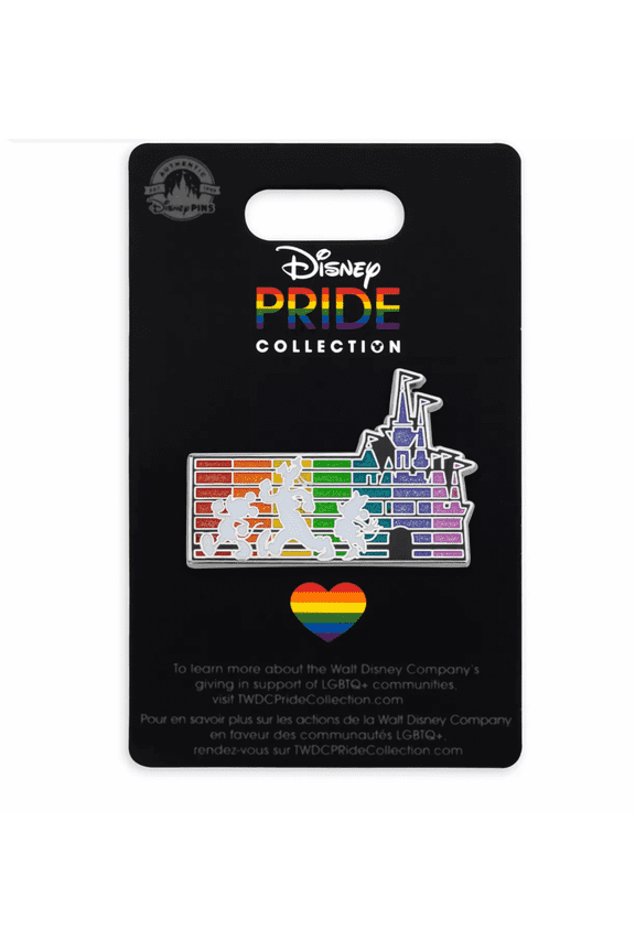 Pride Collection Mickey and Friends Fantasyland Castle Pin New with Card