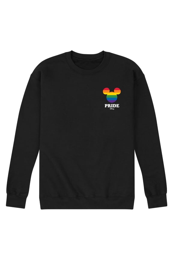 Pride - LGBTQ Flag - Men's Crew Neck Fleece Pullover