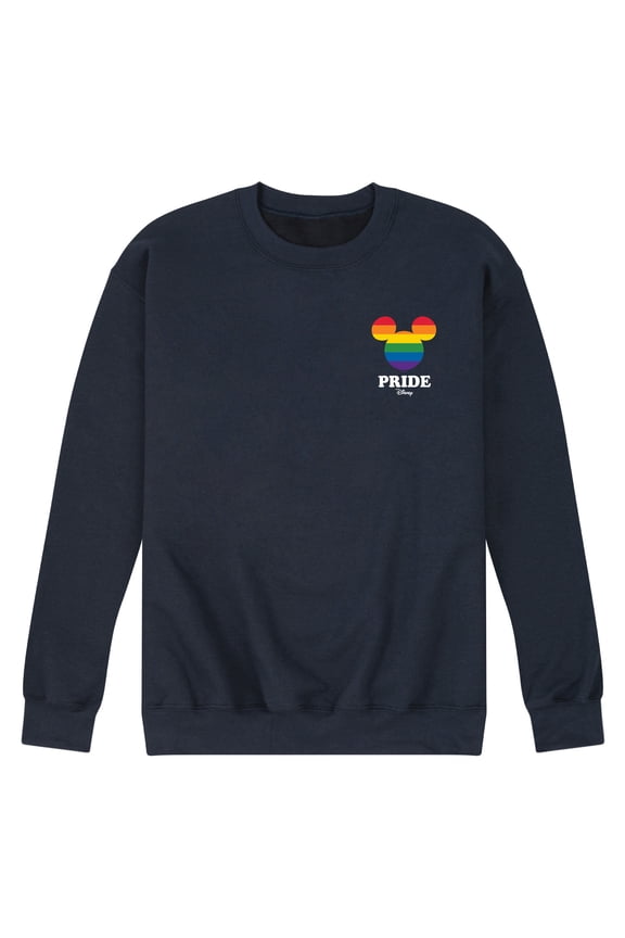 Pride - LGBTQ Flag - Men's Crew Neck Fleece Pullover
