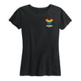 thumbnail image 1 of Disney Pride - LGBTQ Flag - Women's Short Sleeve Graphic T-Shirt, 1 of 5
