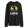 thumbnail image 1 of Disney Pride - Love - Rainbow Spotlight on Mickey - Men's Long Sleeve T-Shirt, 1 of 5