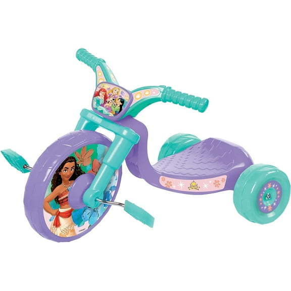 Fly Wheel Disney Princess Junior Cruiser Tricycle with 10 inch Front Wheel Child 2 to 4 Years