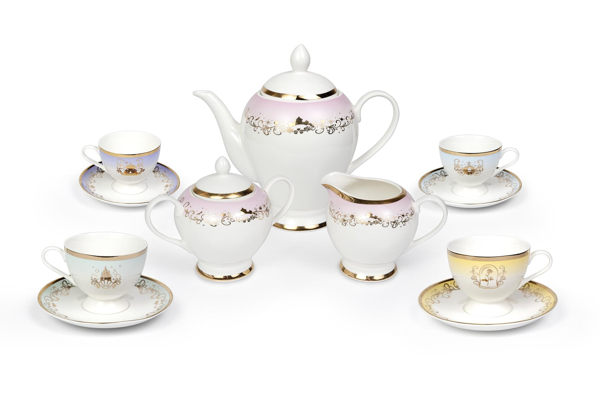  Disney Store Cinderella Tea Set Limited Edition 3000 Live  Action Movie New : Toys & Games