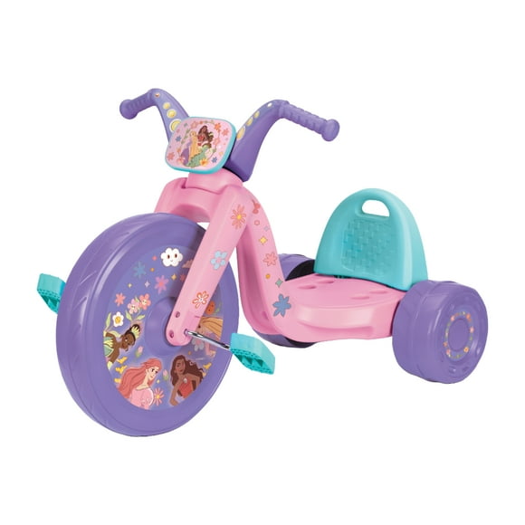 Fly Wheels Disney Princess Tricycle with 15 inch Front Wheel with Light Child Age 3 to 7 Years