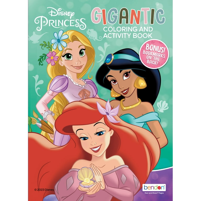 Disney Princess Coloring and Activity Book with Paper Mask, 48 Pages,  Paperback 