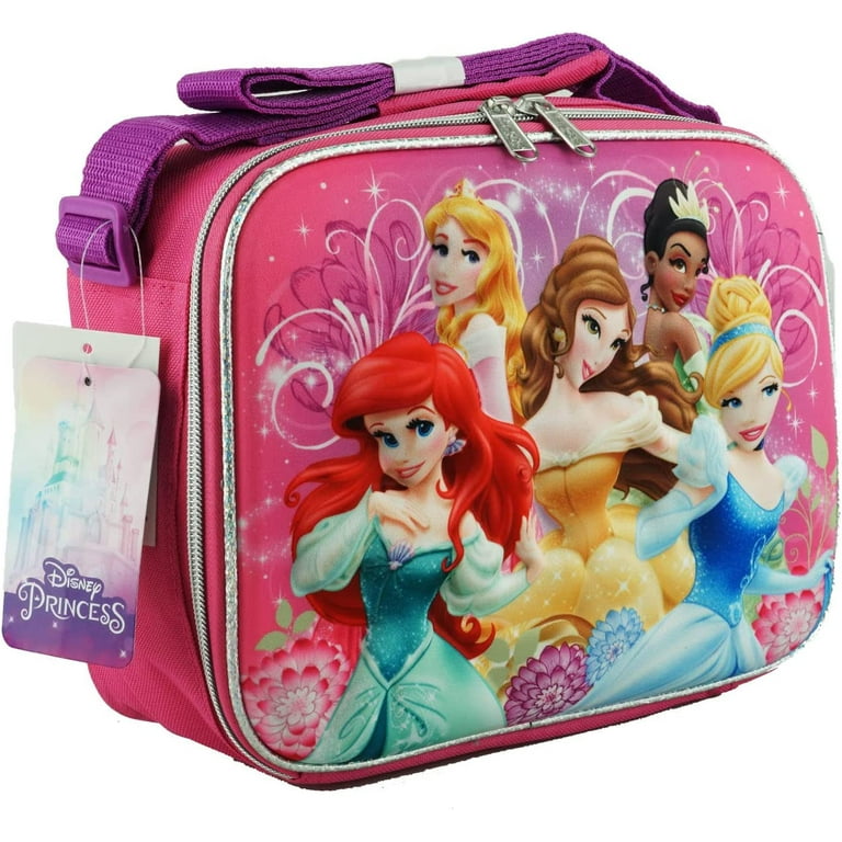 Disney Princess 3-D Eva Molded Insulated Lunch Bag/Box with Strap, Women's, Size: One Size