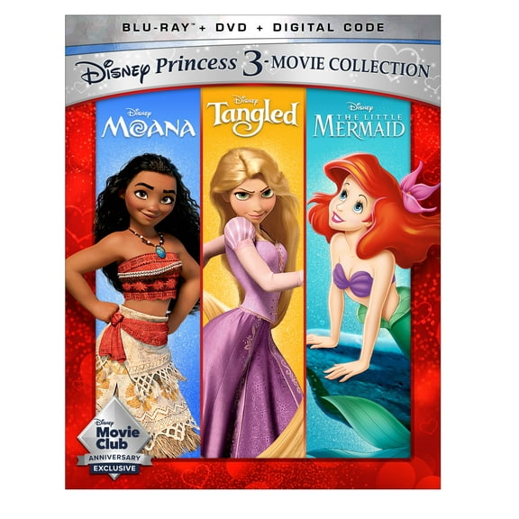 Disney - Princess 3 Movie Collection: The Complete Series (Blu-ray, DVD, Digital Code)