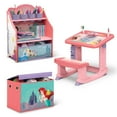 Disney Princess 3Piece Art & Play Toddler RoominaBox by Delta Children Includes Draw