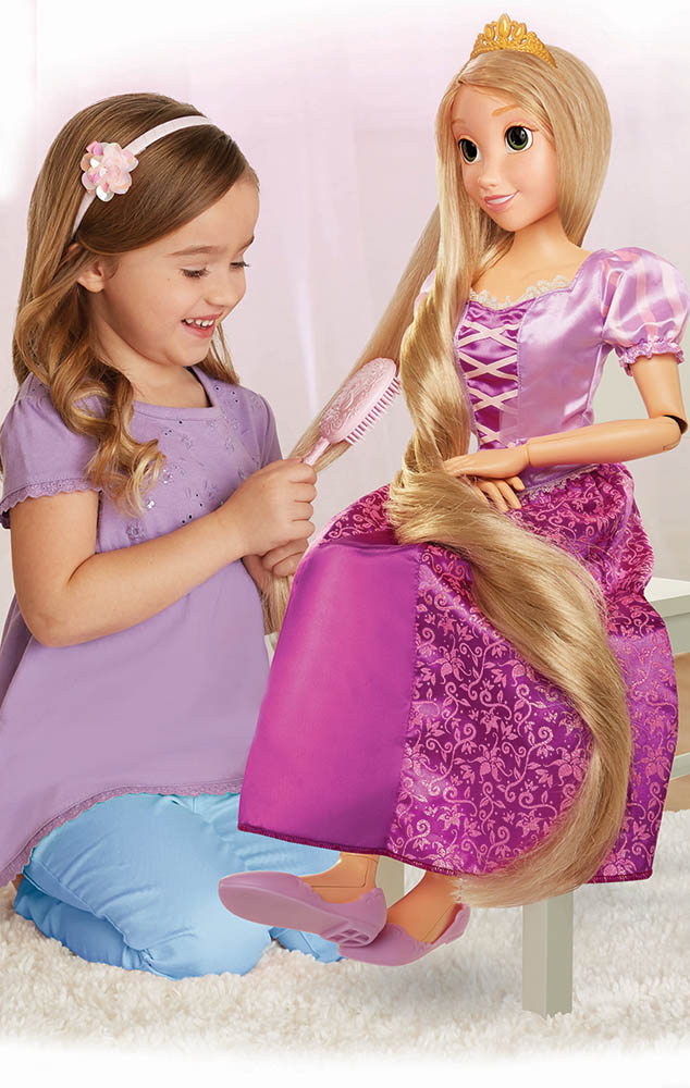 Disney Princess 32 inch Playdate Rapunzel Doll, for Children Ages 3+ - image 1 of 8