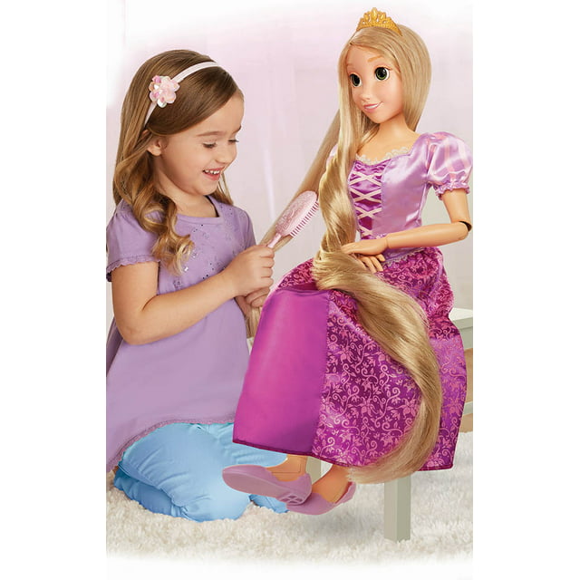 Disney Princess 32 inch Playdate Rapunzel Doll, for Children Ages 3+