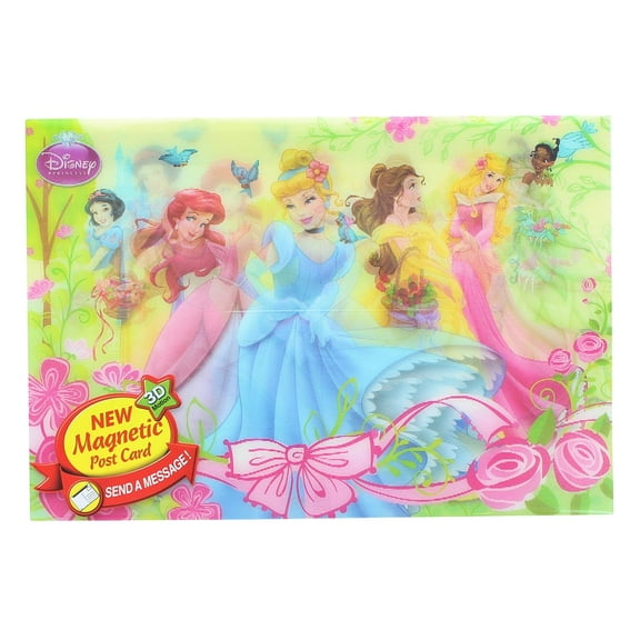 Disney Princess 3D Motion Picture Card Magnet