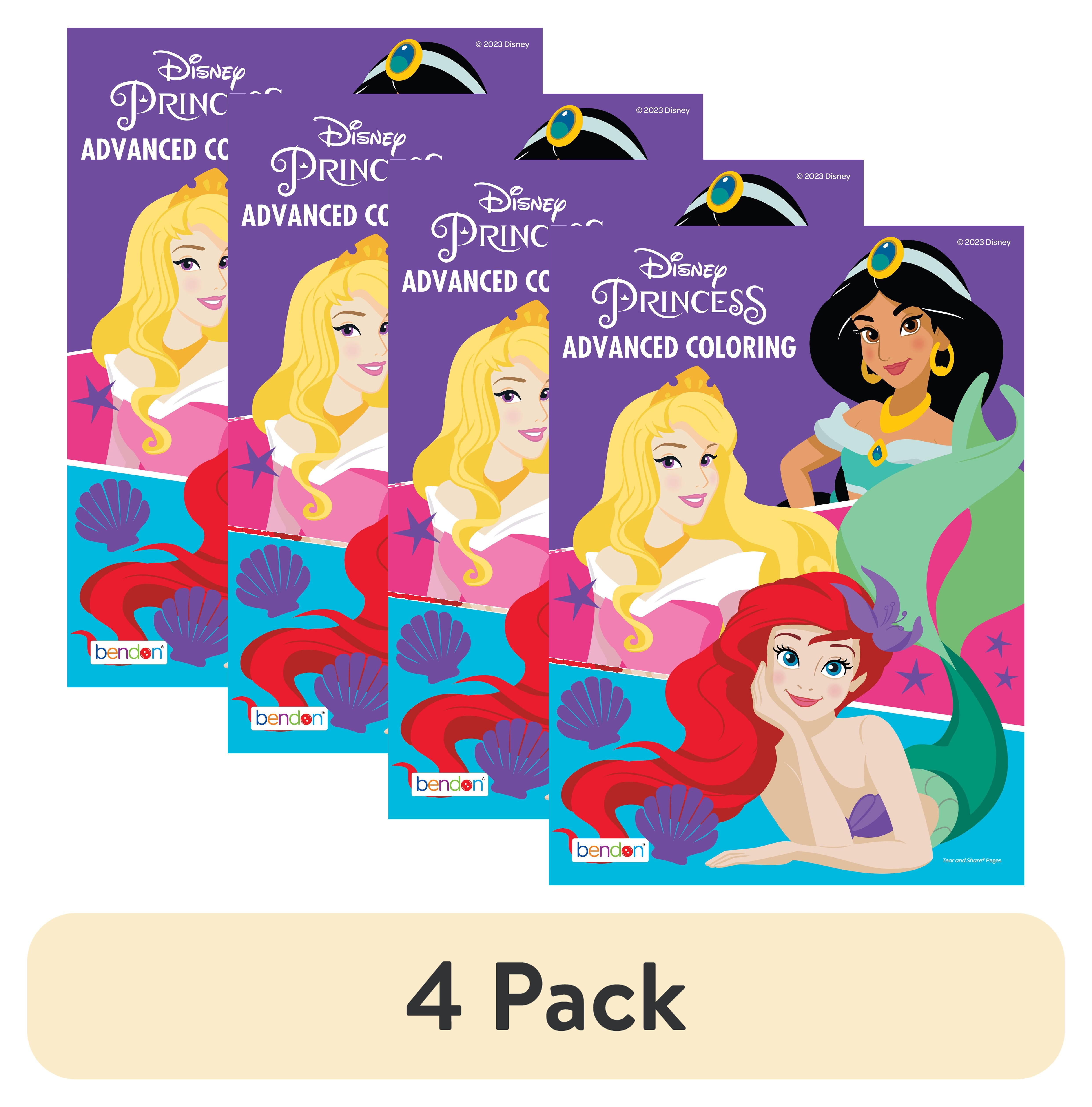 (4 pack) Disney Princess 40 Page Advanced Coloring Book, Paperback, by ...