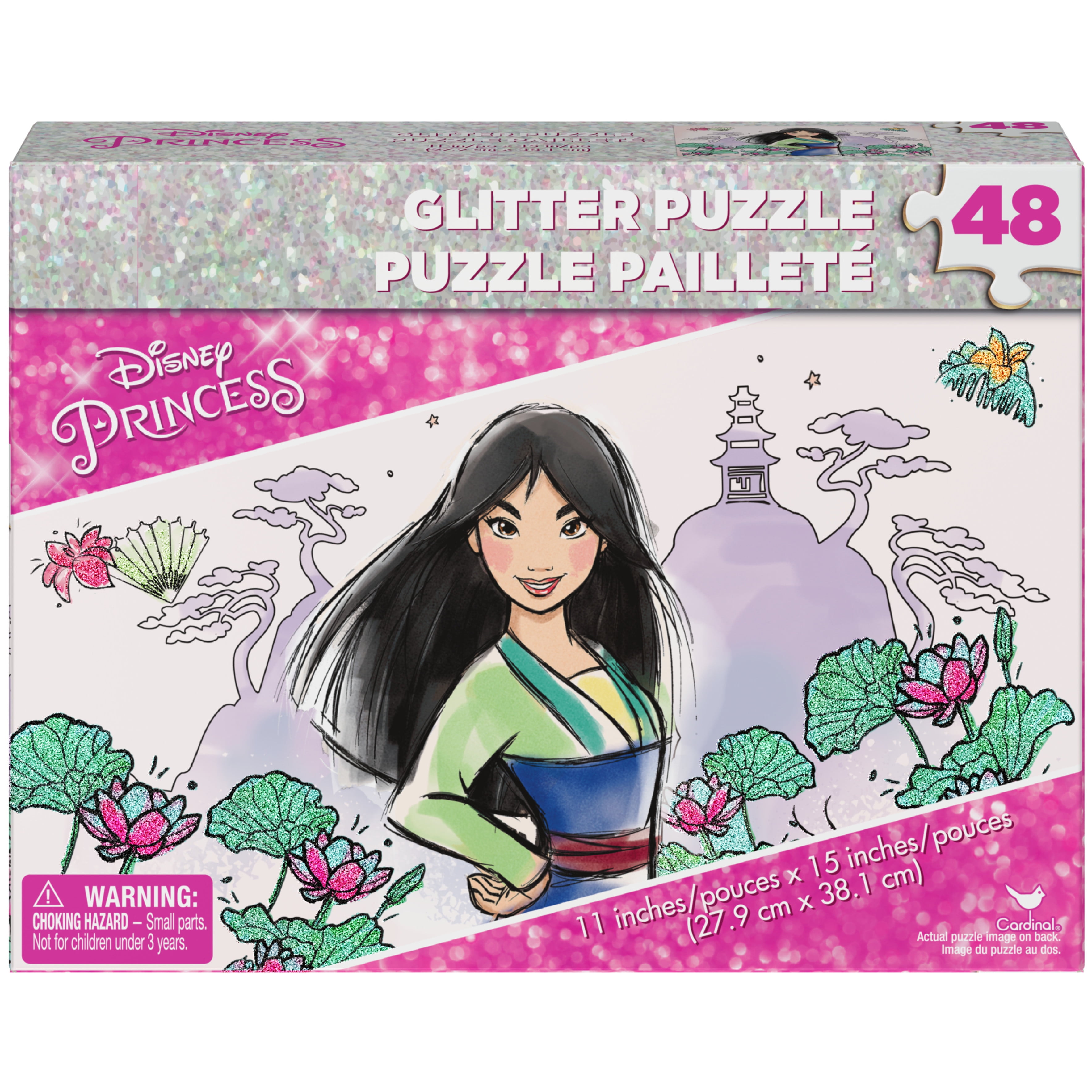 Disney Princess 48-Piece Foil Puzzle, For Families and Kids Ages 4 and up