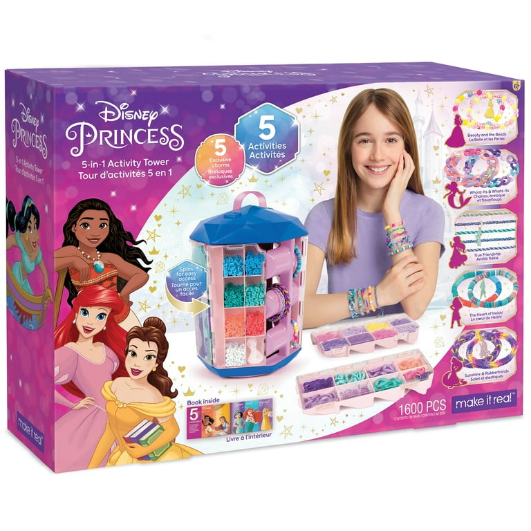 Disney Princess: 5-in-1Activity Tower for DIY Jewelry Kit - 1600