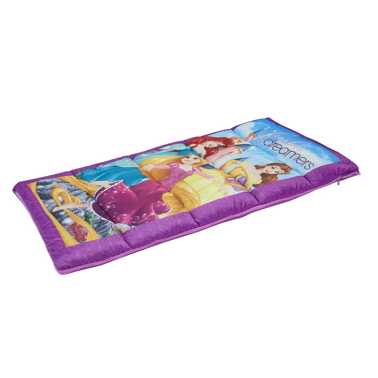 Disney Princess 50 Degree Rectangular Child Sleeping Bag Purple