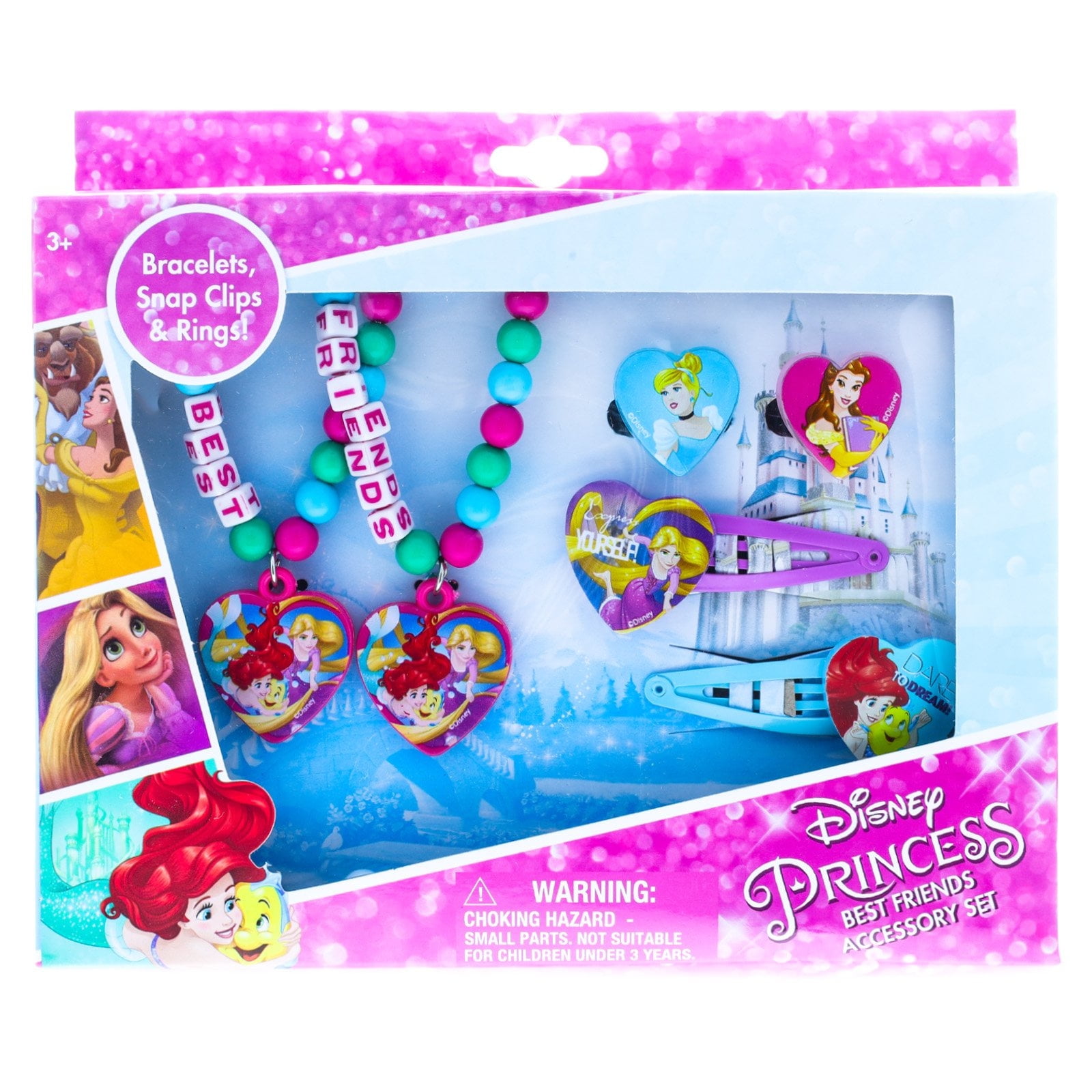 Disney Princess BFF Fashion Jewelry & Hair Accessories Kit for