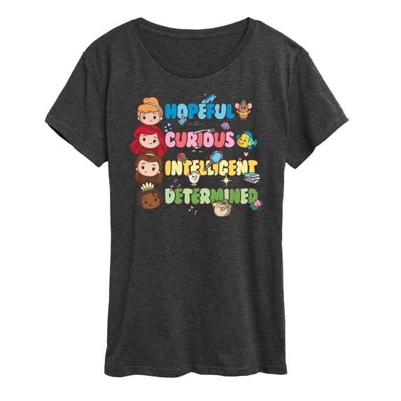 Disney - Princess Adjectives - Women's Short Sleeve Graphic T-Shirt
