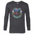 thumbnail image 1 of Disney Princess Aladdin Jasmine and Jafar Trouble Maker - Long Sleeve T-Shirt for Men - Customized-Charcoal Heather, 1 of 5
