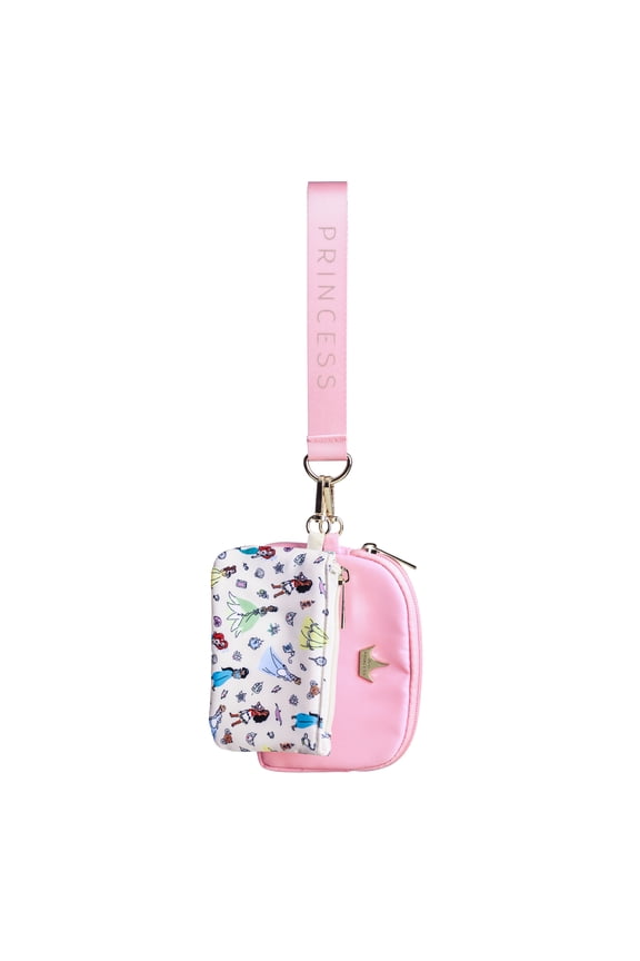 Disney Princess All-Over Character Print 2-Piece Women's Coin Purse & Wristlet