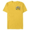 thumbnail image 1 of Disney Princess Alphabet Monogram Letter S for Snow White - Short Sleeve Blended T-Shirt for Adults - Customized-Yellow, 1 of 5
