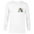 thumbnail image 1 of Disney Princess Alphabet Monogram Mermaid Letter A for Ariel - Long Sleeve T-Shirt for Men - Customized-White, 1 of 5