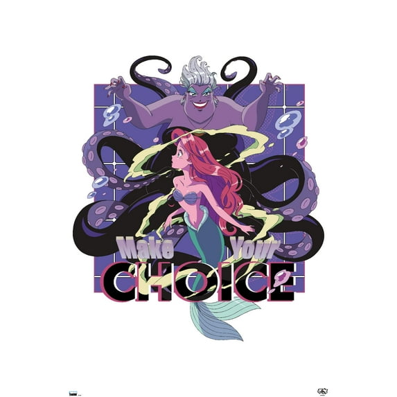 Disney Princess And Villains: Manga - Ariel Wall Poster, 14.725" x 22.375"