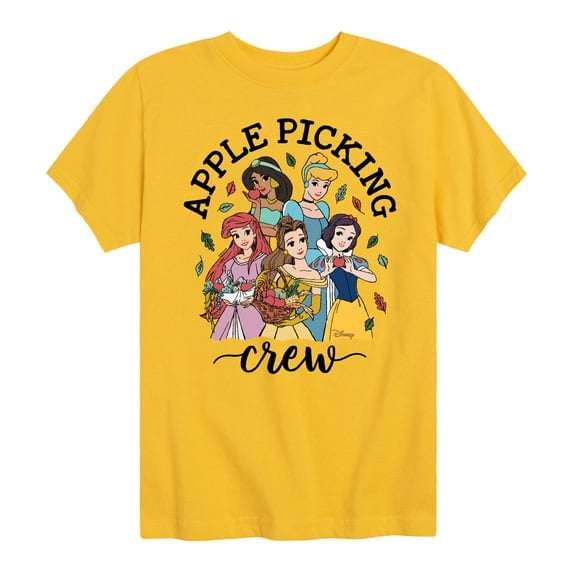 Disney Princess - Apple Picking Crew - Toddler And Youth Short Sleeve Graphic T-Shirt