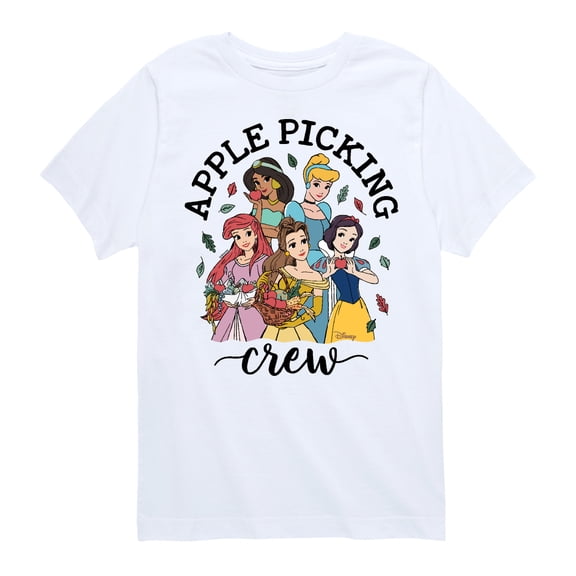Disney Princess - Apple Picking Crew - Toddler And Youth Short Sleeve Graphic T-Shirt