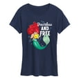thumbnail image 1 of Disney Princess - Ariel And Flounder Fearless And Free - Women's Short Sleeve Graphic T-Shirt, 1 of 5