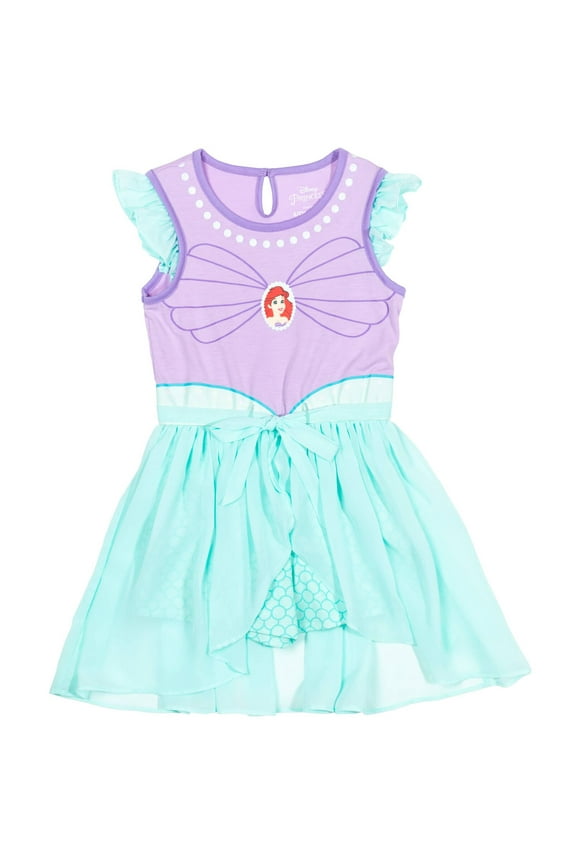 Princess Ariel Big Girls Romper and Skirt Toddler to Big Kid