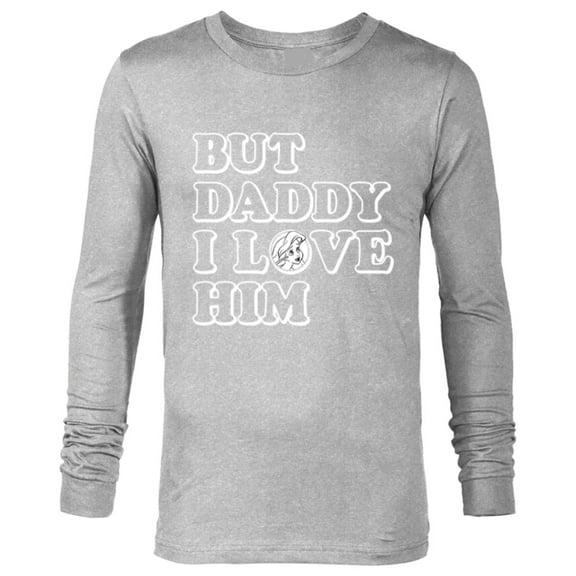 Disney Princess Ariel But Daddy I Love Him - Long Sleeve T-Shirt for Men - Customized-Athletic Heather