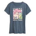thumbnail image 1 of Disney Princess - Ariel Call Me On My Shell Phone - Women's Short Sleeve Graphic T-Shirt, 1 of 5