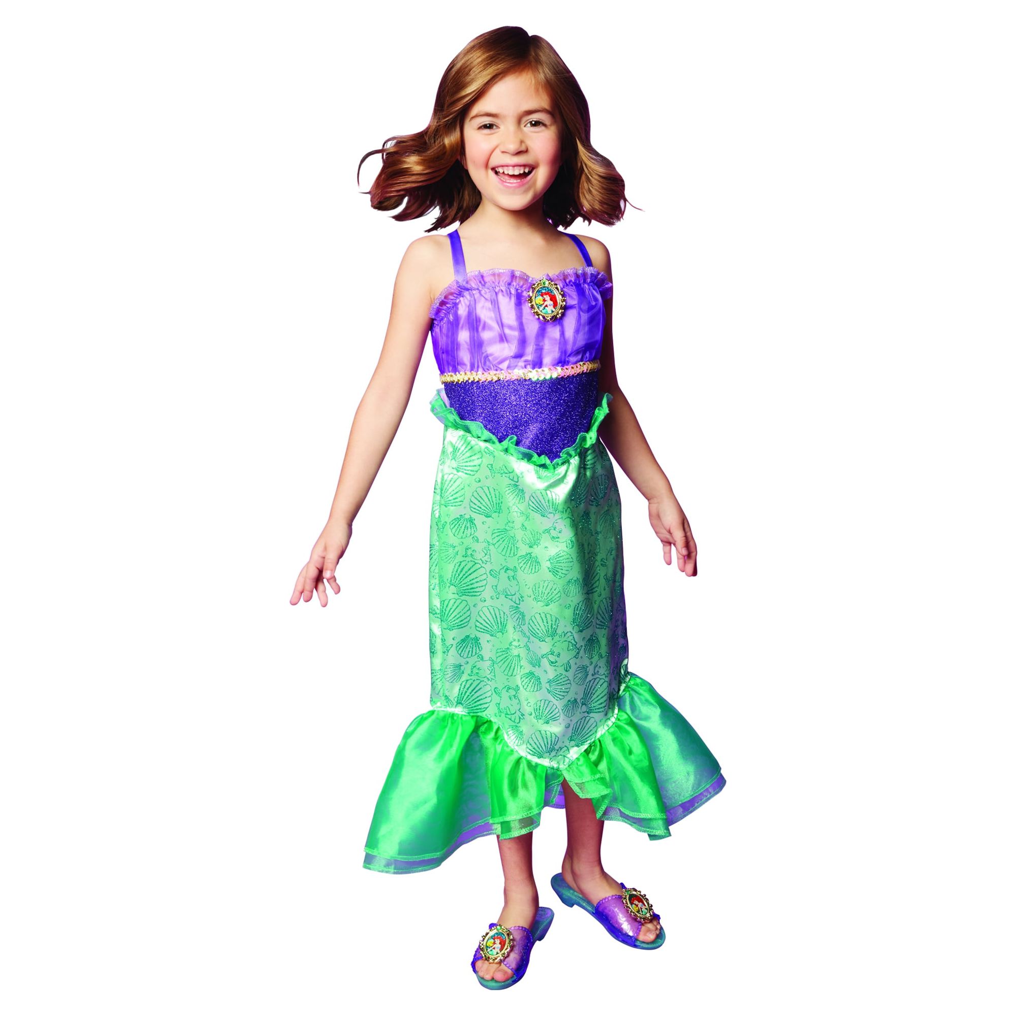 Disney Princess Ariel Children's Dress Perfect for Halloween or Dress Up - image 1 of 6