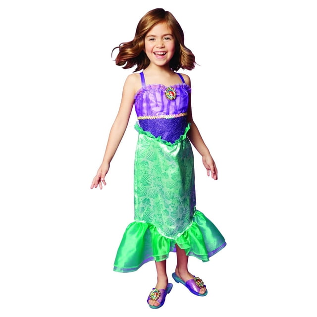 Disney Princess Ariel Children's Dress Perfect for Halloween or Dress Up