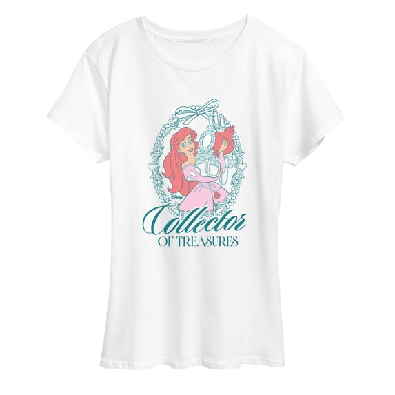 Disney Princess - Ariel Collector of Treasures - Women's Short Sleeve Graphic T-Shirt