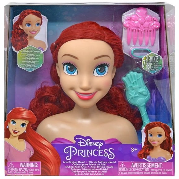 Disney Princess Small Styling Head ARIEL