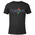 thumbnail image 1 of Disney Princess Ariel Curious - Short Sleeve Blended T-Shirt for Adults - Customized-Black, 1 of 5