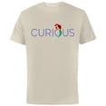thumbnail image 1 of Disney Princess Ariel Curious - Short Sleeve Cotton T-Shirt for Adults - Customized-Natural, 1 of 5