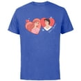 thumbnail image 1 of Disney Princess Ariel & Eric Valentine’s Day Better Together - Short Sleeve Cotton T-Shirt for Adults - Customized-Royal Heather, 1 of 5