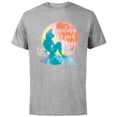 thumbnail image 1 of Disney Princess Ariel Finding Your Own Voice - Short Sleeve Cotton T-Shirt for Adults - Customized-Athletic Heather, 1 of 5